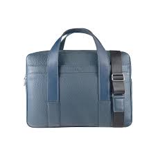 تصویر 2 از کیف چرم اداری سرمه ای طبیعی سبک و جادار